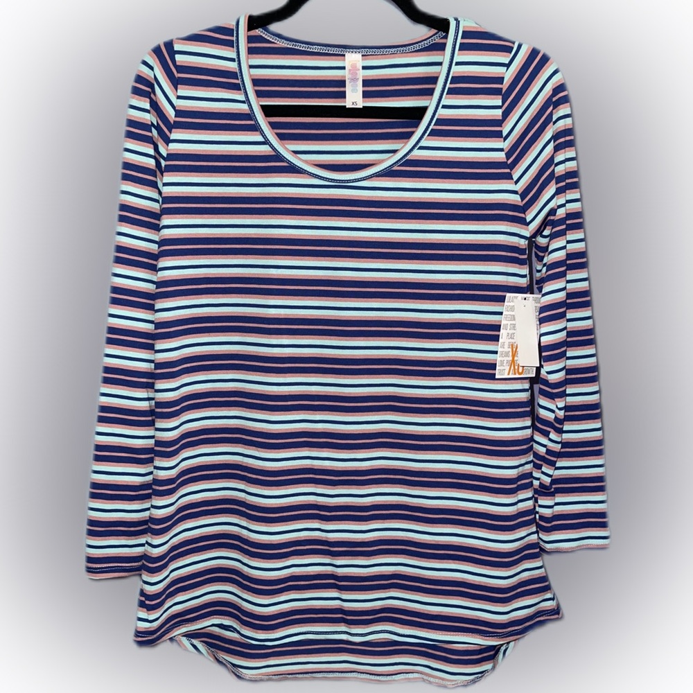LuLaRoe Lynnae Long Sleeve Top Size XS